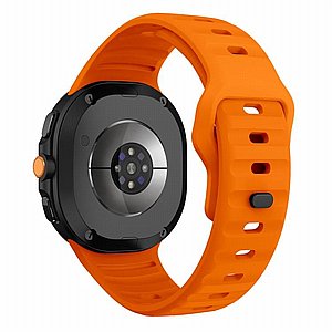 רצועת סיליקון מדגם Wave Reverse Silicone Band מבית LaTera (צבע Orange) לשעון חכם מדגם Samsung Galaxy Watch 8 / Samsung Galaxy Watch 8 Classic רצועת סיליקון מדגם Wave Reverse Silicone Band מבית LaTera (צבע Orange) לשעון חכם מדגם Samsung Galaxy Watch 8 / Samsung Galaxy Watch 8 Classic
