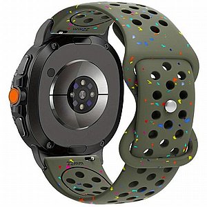 ����� ������� ����  Sport Colorful Silicone Band ���� LaTera (��� Green) ����� ��� ����  Samsung Galaxy Watch 8  / Samsung Galaxy Watch 8 Classic