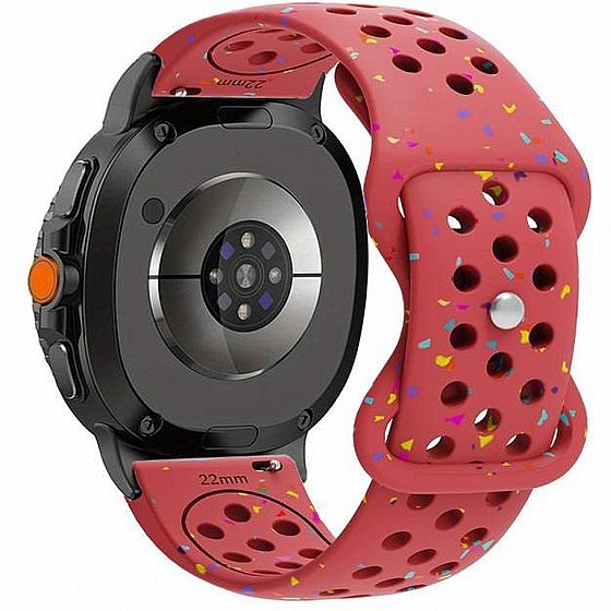 ����� ������� ����  Sport Colorful Silicone Band ���� LaTera (��� Red) ����� ��� ����  Samsung Galaxy Watch 8  / Samsung Galaxy Watch 8 Classic
