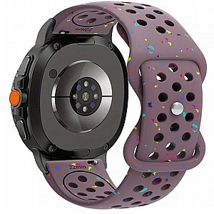 רצועת סיליקון מדגם Sport Colorful Silicone Band מבית LaTera (צבע Purple) לשעון חכם מדגם Samsung Galaxy Watch 8 / Samsung Galaxy Watch 8 Classic רצועת סיליקון מדגם Sport Colorful Silicone Band מבית LaTera (צבע Purple) לשעון חכם מדגם Samsung Galaxy Watch 8 / Samsung Galaxy Watch 8 Classic