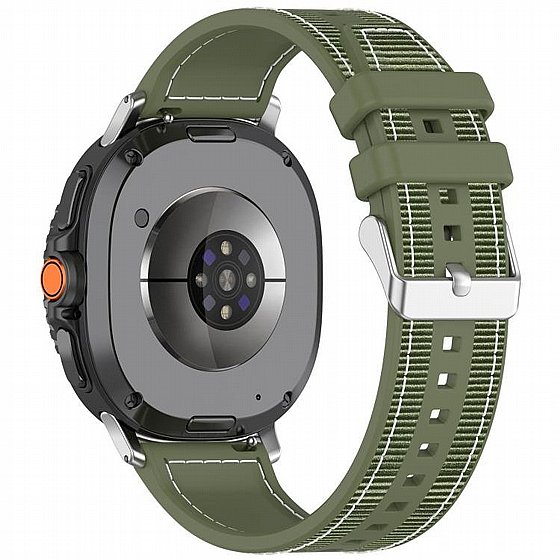 ����� �� / ������ ���� Hybrid Nylon Band ���� LaTera (��� Green) ����� ��� ����  Samsung Galaxy Watch 8 / Samsung Galaxy Watch 8 Classic