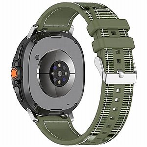 רצועת בד / ניילון מדגם Hybrid Nylon Band מבית LaTera (צבע Grey) לשעון חכם מדגם Samsung Galaxy Watch 8 / Samsung Galaxy Watch 8 Classic רצועת בד / ניילון מדגם Hybrid Nylon Band מבית LaTera (צבע Grey) לשעון חכם מדגם Samsung Galaxy Watch 8 / Samsung Galaxy Watch 8 Classic