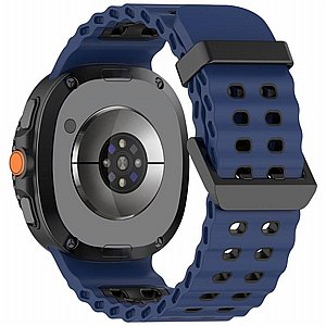 רצועת סיליקון מדגם Classic Marine Dual Silicone Band מבית LaTera (צבע Blue) לשעון חכם מדגם Samsung Galaxy Watch 8 / Samsung Galaxy Watch 8 Classic רצועת סיליקון מדגם Classic Marine Dual Silicone Band מבית LaTera (צבע Blue) לשעון חכם מדגם Samsung Galaxy Watch 8 / Samsung Galaxy Watch 8 Classic