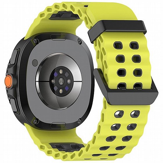 ����� ������� ����  Classic Marine Dual Silicone Band ���� LaTera (��� Yellow) ����� ��� ����  Samsung Galaxy Watch 8  / Samsung Galaxy Watch 8 Classic