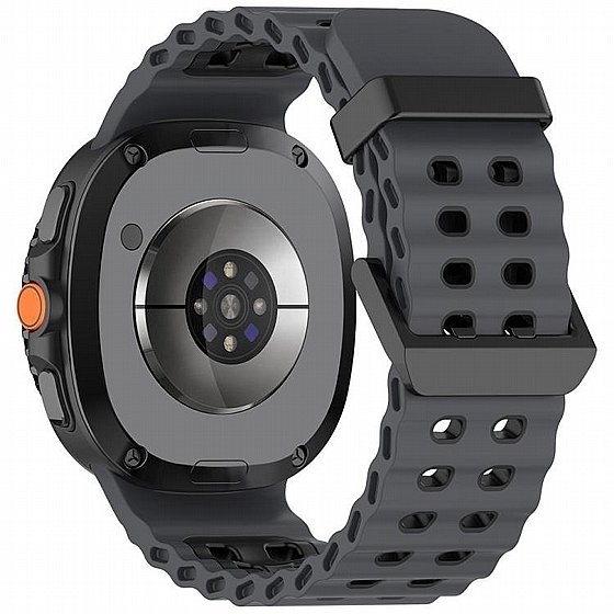 ����� ������� ����  Classic Marine Dual Silicone Band ���� LaTera (��� Black) ����� ��� ����  Samsung Galaxy Watch 8  / Samsung Galaxy Watch 8 Classic