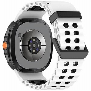 רצועת סיליקון מדגם Classic Marine Dual Silicone Band מבית LaTera (צבע White) לשעון חכם מדגם Samsung Galaxy Watch 8 / Samsung Galaxy Watch 8 Classic רצועת סיליקון מדגם Classic Marine Dual Silicone Band מבית LaTera (צבע White) לשעון חכם מדגם Samsung Galaxy Watch 8 / Samsung Galaxy Watch 8 Classic