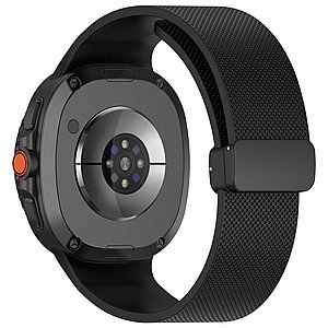 רצועת סיליקון מדגם Classic Texture Magnetic Silicone Band מבית LaTera (צבע Black) לשעון חכם מדגם Samsung Galaxy Watch 8 / Samsung Galaxy Watch 8 Classic רצועת סיליקון מדגם Classic Texture Magnetic Silicone Band מבית LaTera (צבע Black) לשעון חכם מדגם Samsung Galaxy Watch 8 / Samsung Galaxy Watch 8 Classic