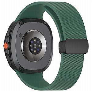 רצועת סיליקון מדגם Classic Texture Magnetic Silicone Band מבית LaTera (צבע Green) לשעון חכם מדגם Samsung Galaxy Watch 8 / Samsung Galaxy Watch 8 Classic רצועת סיליקון מדגם Classic Texture Magnetic Silicone Band מבית LaTera (צבע Green) לשעון חכם מדגם Samsung Galaxy Watch 8 / Samsung Galaxy Watch 8 Classic