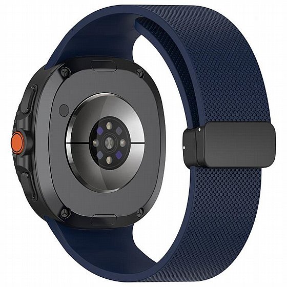 ����� ������� ����  Classic Texture Magnetic Silicone Band ���� LaTera (��� Blue) ����� ��� ����  Samsung Galaxy Watch 8  / Samsung Galaxy Watch 8 Classic