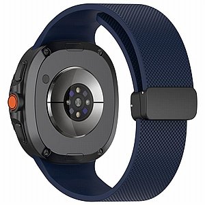 רצועת סיליקון מדגם Classic Texture Magnetic Silicone Band מבית LaTera (צבע Blue) לשעון חכם מדגם Samsung Galaxy Watch 8 / Samsung Galaxy Watch 8 Classic רצועת סיליקון מדגם Classic Texture Magnetic Silicone Band מבית LaTera (צבע Blue) לשעון חכם מדגם Samsung Galaxy Watch 8 / Samsung Galaxy Watch 8 Classic