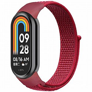 רצועת בד / ניילון מדגם Loop Nylon Band מבית iBands (צבע Red) לשעון חכם מדגם: Xiaomi Smart Band 8 / Xiaomi Smart Band 9 / Xiaomi Smart Band 10 רצועת בד / ניילון מדגם Loop Nylon Band מבית iBands (צבע Red) לשעון חכם מדגם: Xiaomi Smart Band 8 / Xiaomi Smart Band 9 / Xiaomi Smart Band 10