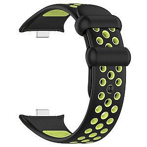 רצועת סיליקון מדגם Sports Solid Color Silicone Band מבית iBands לשעון חכם מדגם: Xiaomi Redmi Watch 4 / Xiaomi Redmi Watch 5 (צבע Black/Lime) רצועת סיליקון מדגם Sports Solid Color Silicone Band מבית iBands לשעון חכם מדגם: Xiaomi Redmi Watch 4 / Xiaomi Redmi Watch 5 (צבע Black/Lime)