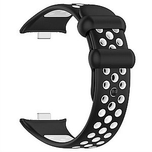 ����� ������� ���� Sports Solid Color Silicone Band ���� iBands ����� ��� ����: Xiaomi Redmi Watch 4 / Xiaomi Redmi Watch 5 (��� Black/White)