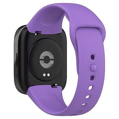 ����� ������� ���� Solid Color Silicone Band ���� iBands ����� ��� ����: Xiaomi Redmi Watch 3 Active (��� Purple)