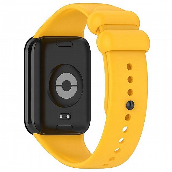 ����� ������� ���� Solid Color Silicone Band ���� iBands ����� ��� ����: Xiaomi Smart Band 8 Pro / Xiaomi Smart Band 9 Pro (��� Yellow)