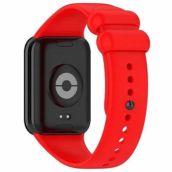 ����� ������� ���� Solid Color Silicone Band ���� iBands ����� ��� ����: Xiaomi Smart Band 8 Pro / Xiaomi Smart Band 9 Pro (��� Red)
