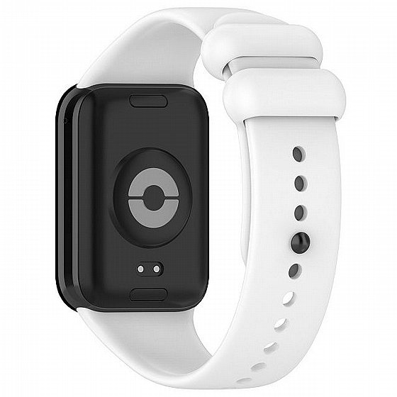 ����� ������� ���� Solid Color Silicone Band ���� iBands ����� ��� ����: Xiaomi Smart Band 8 Pro / Xiaomi Smart Band 9 Pro (��� White)
