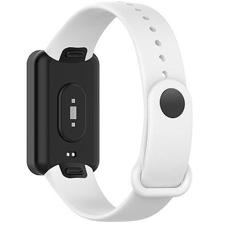 ����� ������� ���� Solid Color Silicone Band ���� iBands ����� ��� ����: Xiaomi Redmi Smart Band Pro (��� White)