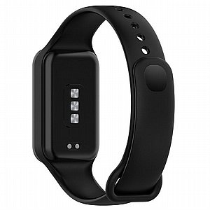 ����� ������� ���� Solid Color Silicone Band ���� LaTera ����� ��� ����: Xiaomi Smart Band 8 Active (��� Black)