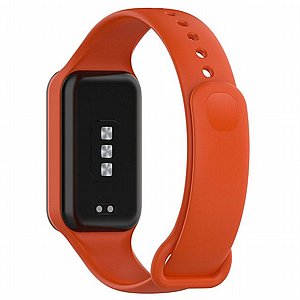 ����� ������� ���� Solid Color Silicone Band ���� LaTera ����� ��� ����: Xiaomi Smart Band 8 Active (��� Orange)