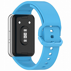 ����� ������� ���� Solid Color Silicone Band ���� iBands ����� ��� ����: Samsung Galaxy Fit 3 (��� Sky Blue)