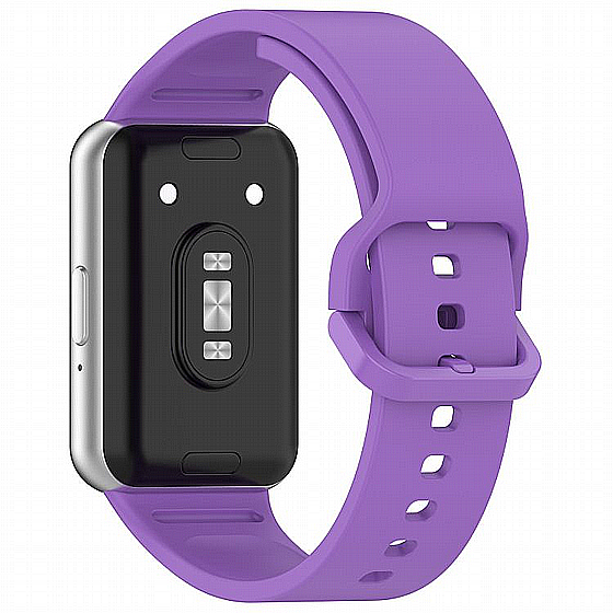 ����� ������� ���� Solid Color Silicone Band ���� iBands ����� ��� ����: Samsung Galaxy Fit 3 (��� Purple)