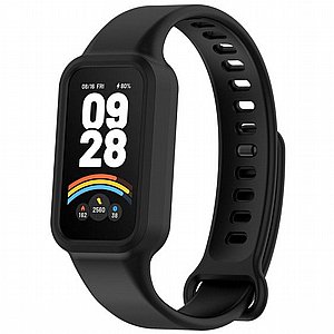 ����� ������� ���� Solid Color Silicone Band ���� LaTera ����� ��� ����: Xiaomi Smart Band 9 Active (��� Black)