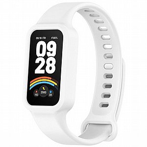 ����� ������� ���� Solid Color Silicone Band ���� LaTera ����� ��� ����: Xiaomi Smart Band 9 Active (��� White)