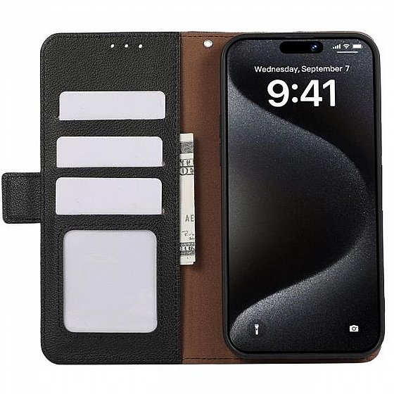 ����� ��� ���� Leather Case ���� Abeel ������ ������ ����: Google Pixel 10A (��� ����)