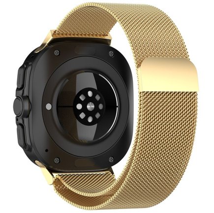 ����� ���� ���� Milanese Loop Magnetic Steel Band ���� iBands (��� Gold)  ����� ��� ����  Samsung Galaxy Watch Ultra / Watch Ultra 2025
