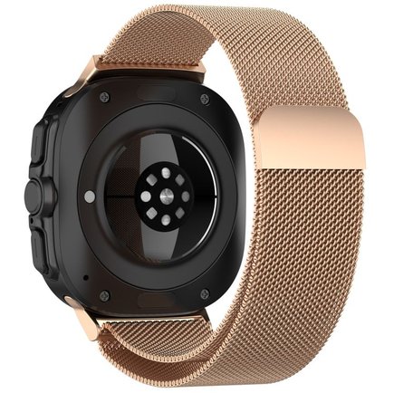 ����� ���� ���� Milanese Loop Magnetic Steel Band ���� iBands (��� Rose Gold)  ����� ��� ����  Samsung Galaxy Watch Ultra / Watch Ultra 2025