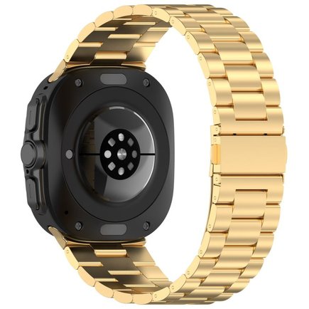 ����� ���� ���� Three Straps Steel Band ���� iBands (��� Gold) ����� ��� ����  Samsung Galaxy Watch Ultra / Watch Ultra 2025