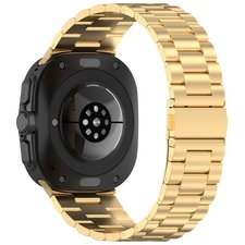 ����� ���� ���� Three Straps Steel Band ���� iBands (��� Gold) ����� ��� ����  Samsung Galaxy Watch Ultra / Watch Ultra 2025