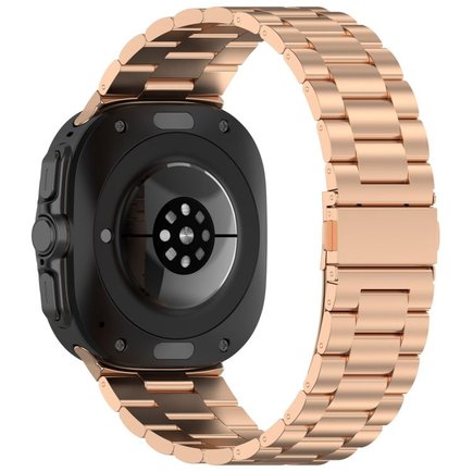 ����� ���� ���� Three Straps Steel Band ���� iBands (��� Rose Gold) ����� ��� ����  Samsung Galaxy Watch Ultra / Watch Ultra 2025