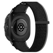 ����� �� / ������ ���� Fastener Loop Nylon Band ���� iBands (��� Black)  ����� ��� ����  Samsung Galaxy Watch Ultra / Watch Ultra 2025