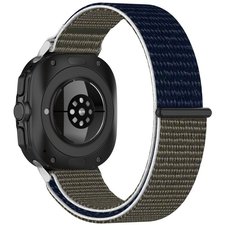 רצועת בד / ניילון מדגם Simple Braided Nylon Band מבית iBands (צבע Gray Blue) לשעון חכם מדגם Samsung Galaxy Watch Ultra / Watch Ultra 2025 רצועת בד / ניילון מדגם Simple Braided Nylon Band מבית iBands (צבע Gray Blue) לשעון חכם מדגם Samsung Galaxy Watch Ultra / Watch Ultra 2025