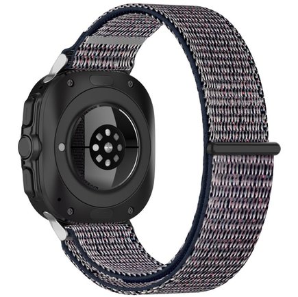 ����� �� / ������ ���� Simple Braided Nylon Band ���� iBands (��� Dark Blue)  ����� ��� ����  Samsung Galaxy Watch Ultra / Watch Ultra 2025