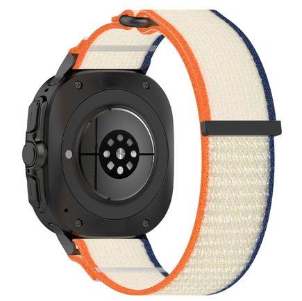 ����� �� / ������ ���� Fastener Loop Nylon Band ���� iBands (��� Orange Beige)  ����� ��� ����  Samsung Galaxy Watch Ultra / Watch Ultra 2025