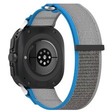 ����� �� / ������ ���� Fastener Loop Nylon Band ���� iBands (��� Blue Gray)  ����� ��� ����  Samsung Galaxy Watch Ultra / Watch Ultra 2025