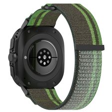 רצועת בד / ניילון מדגם Fastener Loop Nylon Band מבית iBands (צבע Dark Green) לשעון חכם מדגם Samsung Galaxy Watch Ultra / Watch Ultra 2025 רצועת בד / ניילון מדגם Fastener Loop Nylon Band מבית iBands (צבע Dark Green) לשעון חכם מדגם Samsung Galaxy Watch Ultra / Watch Ultra 2025