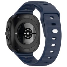 רצועת סיליקון מדגם Solid Color Reverse Buckle Silicone Band מבית iBands (צבע Dark Blue) לשעון חכם מדגם Samsung Galaxy Watch Ultra / Watch Ultra 2025 רצועת סיליקון מדגם Solid Color Reverse Buckle Silicone Band מבית iBands (צבע Dark Blue) לשעון חכם מדגם Samsung Galaxy Watch Ultra / Watch Ultra 2025