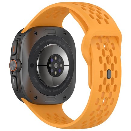 ����� ������� ����  Reverse Buckle Silicone Band ���� iBands (��� Yellow)  ����� ��� ����  Samsung Galaxy Watch Ultra / Watch Ultra 2025