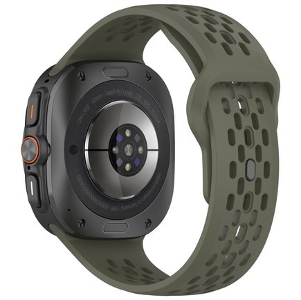 ����� ������� ����  Reverse Buckle Silicone Band ���� iBands (��� Green)  ����� ��� ����  Samsung Galaxy Watch Ultra / Watch Ultra 2025