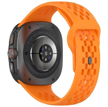 ����� ������� ����  Reverse Buckle Silicone Band ���� iBands (��� Orange)  ����� ��� ����  Samsung Galaxy Watch Ultra / Watch Ultra 2025