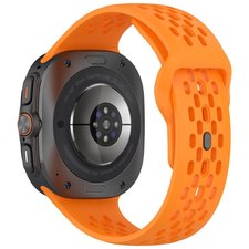 ����� ������� ����  Reverse Buckle Silicone Band ���� iBands (��� Orange)  ����� ��� ����  Samsung Galaxy Watch Ultra / Watch Ultra 2025