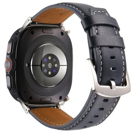 ����� ��� ���� Genuine Leather Band ���� iBands (���  Blue)  ����� ��� ����  Samsung Galaxy Watch Ultra / Watch Ultra 2025