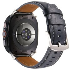 רצועת עור מדגם Genuine Leather Band מבית iBands (צבע Blue) לשעון חכם מדגם Samsung Galaxy Watch Ultra / Watch Ultra 2025 רצועת עור מדגם Genuine Leather Band מבית iBands (צבע Blue) לשעון חכם מדגם Samsung Galaxy Watch Ultra / Watch Ultra 2025
