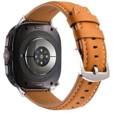 רצועת עור מדגם Genuine Leather Band מבית iBands (צבע Yellow) לשעון חכם מדגם Samsung Galaxy Watch Ultra / Watch Ultra 2025 רצועת עור מדגם Genuine Leather Band מבית iBands (צבע Yellow) לשעון חכם מדגם Samsung Galaxy Watch Ultra / Watch Ultra 2025