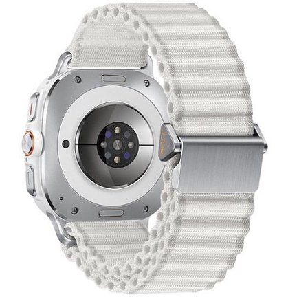 ����� �� / ������ ���� Ocean Style Nylon Band ���� iBands (��� White)  ����� ��� ����  Samsung Galaxy Watch Ultra / Watch Ultra 2025