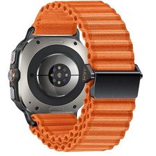 רצועת בד / ניילון מדגם Ocean Style Nylon Band מבית iBands (צבע Orange) לשעון חכם מדגם Samsung Galaxy Watch Ultra / Watch Ultra 2025 רצועת בד / ניילון מדגם Ocean Style Nylon Band מבית iBands (צבע Orange) לשעון חכם מדגם Samsung Galaxy Watch Ultra / Watch Ultra 2025
